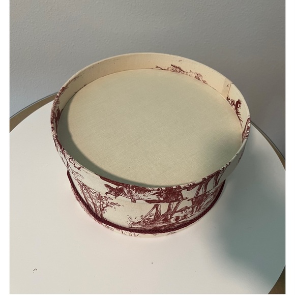 Vintage Martha Barclay Handsewn Reproduction Nesting Bandboxes set 3; S,M,L Pink - Picture 13 of 17